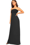 Cerise Strapless Sheering Maxi Dress For Women 8-10 - Dropwear