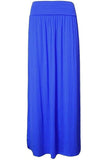 Purple Plus Size Pleated Fold Over High Waist Gypsy Long Maxi Skirt For Women 20-22 - Dropwear