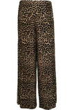 Leopard Print Palazzo Trouser For Women  - Dropwear