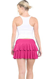 Fluorescent Yellow RARA Mini Short Skirt For Women 8-10 - Dropwear