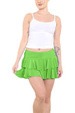 Fluorescent Orange RARA Mini Short Skirt For Women 12-14 - Dropwear