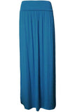 Khaki Pleated Fold Over High Waist Gypsy Long Maxi Skirt For Women 8-10 - Dropwear
