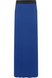 White Plus Size Pencil Long Maxi Skirt Elasticated Waist For Women 16-18 - Dropwear