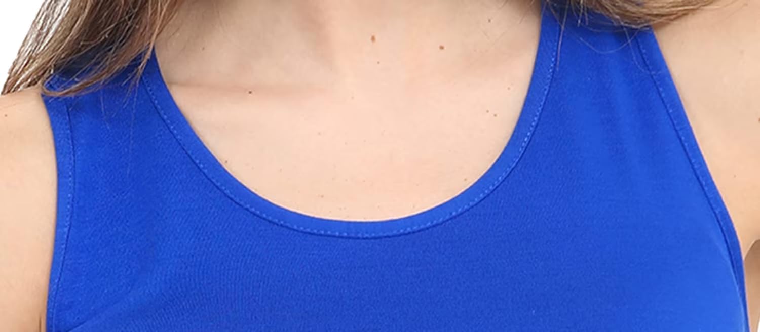 Khaki Racer Back Bodycon Vest Top For Women 12-14 - Dropwear