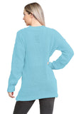 Navy Cable Knitted Button Cardigan For Women 8-10 - Dropwear