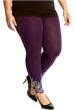 Sequin Stretch Leggings For Women  - Dropwear