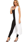 Sleeveless Maxi Cardigan For Women  - Dropwear