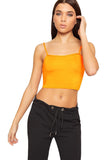 Red Bralet Crop Stretch Vest Top For Women 12-14 - Dropwear