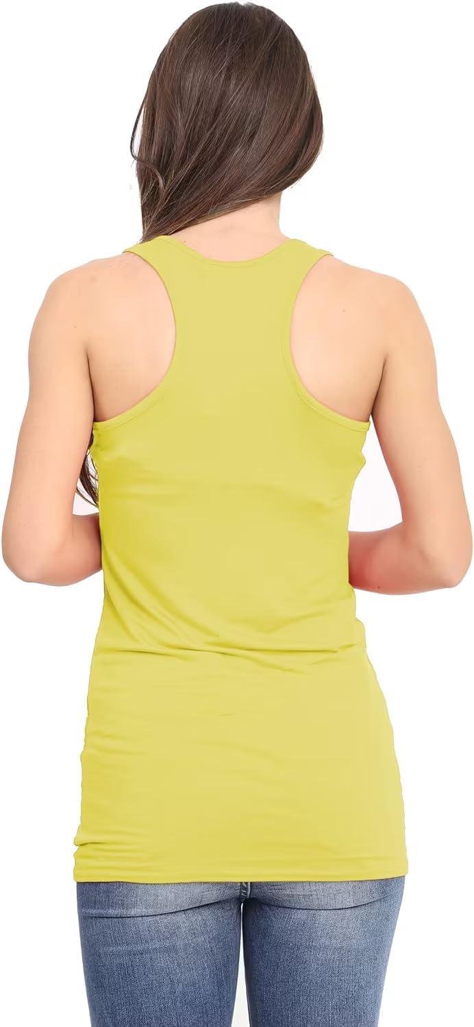 Cream Racer Back Bodycon Vest Top For Women 20-22 - Dropwear