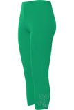 3/4 Butterfly Sequin Leggings For Women  - Dropwear