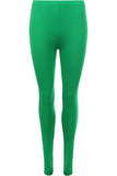 Royal Blue Plus Size Plain Long Leggings For Women 16-18 - Dropwear