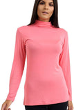 Black Turtle Neck Long Sleeve Top For Women 12-14 - Dropwear