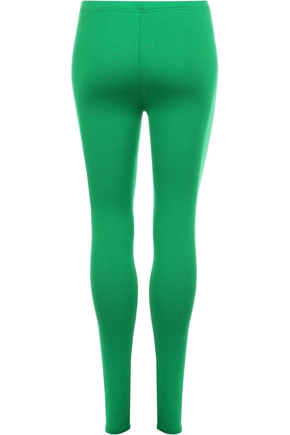Royal Blue Plus Size Plain Long Leggings For Women 20-22 - Dropwear