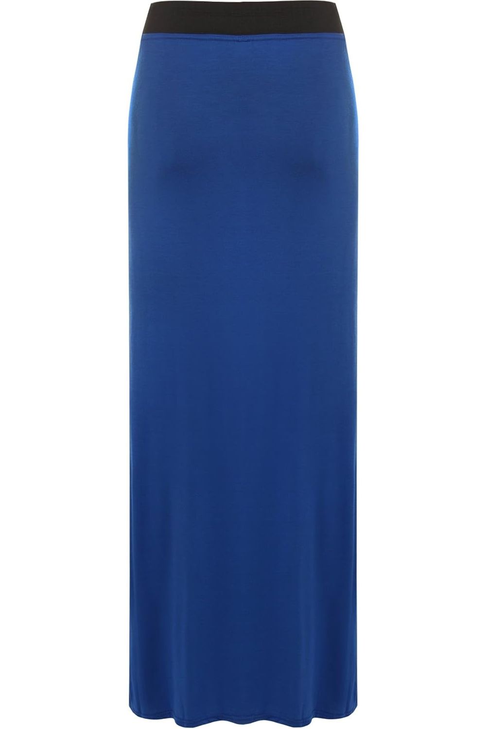White Plus Size Pencil Long Maxi Skirt Elasticated Waist For Women 20-22 - Dropwear