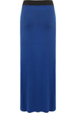 White Plus Size Pencil Long Maxi Skirt Elasticated Waist For Women 20-22 - Dropwear