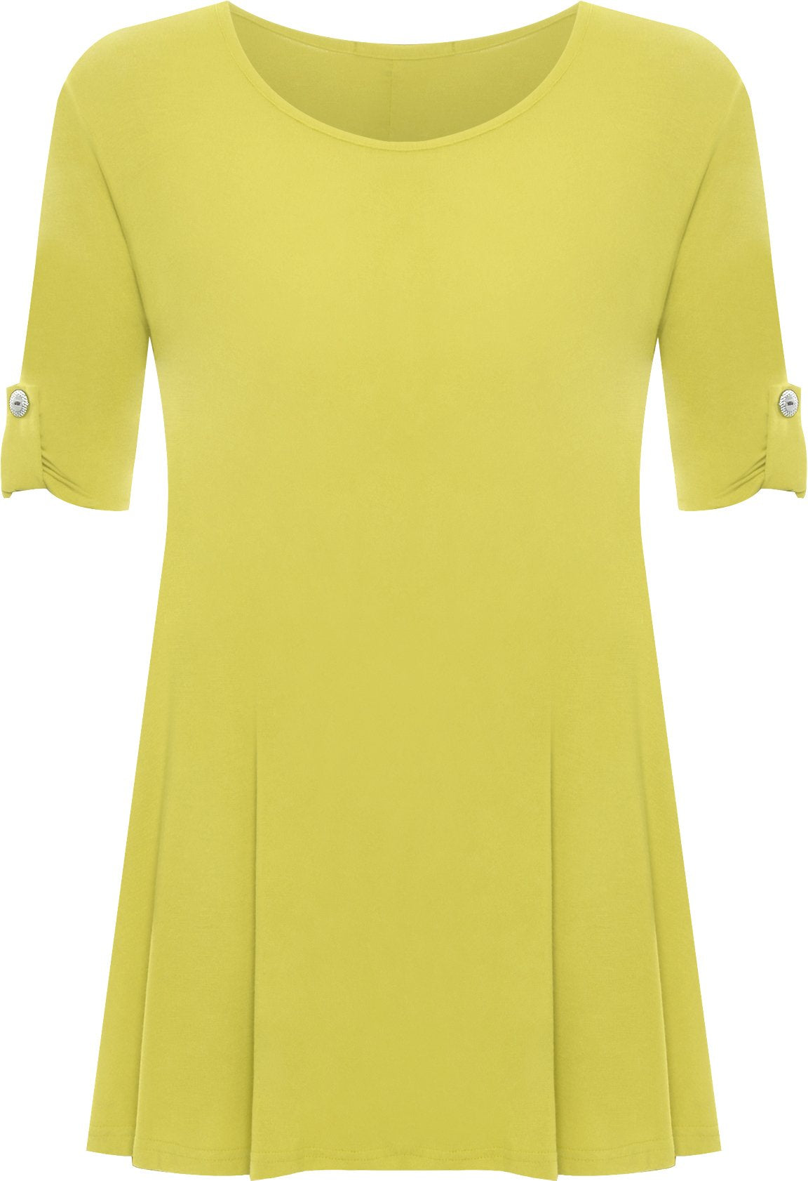 Teal Womens Scoop Neck Flared Ladies Plain Tops For Women 20 - Dropwear