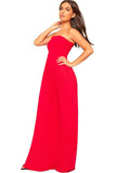 Silver Grey Strapless Sheering Maxi Dress For Women 8-10 - Dropwear