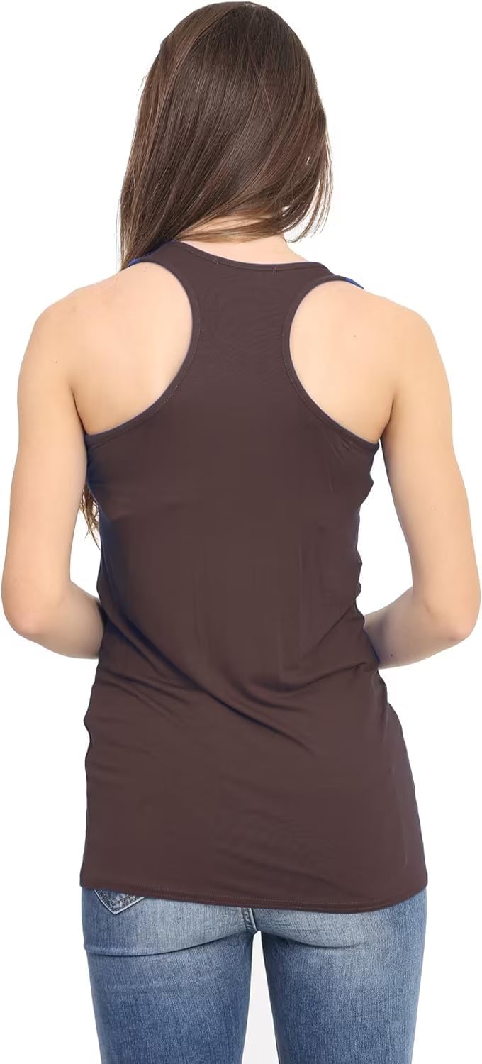 Baby Pink Racer Back Bodycon Vest Top For Women 24-26 - Dropwear