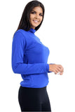Rust Plus Size Turtle Neck Long Sleeve Top For Women 20-22 - Dropwear