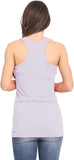 Coral Racer Back Bodycon Vest Top For Women 12-14 - Dropwear
