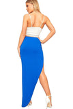 Side Split Slit Maxi Skirt For Women  - Dropwear