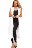 Sleeveless Maxi Cardigan For Women  - Dropwear