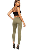 Rust Plus Size Plain Long Leggings For Women 20-22 - Dropwear