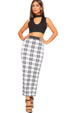Big Aztec Plus Size High Waist Stretch Long Maxi Skirt For Women 16-18 - Dropwear