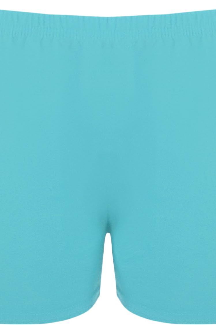 Green Stretch Shorts Hot Pants For Women 12-14 - Dropwear