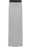 Cerise Plus Size Pencil Long Maxi Skirt Elasticated Waist For Women 20-22 - Dropwear