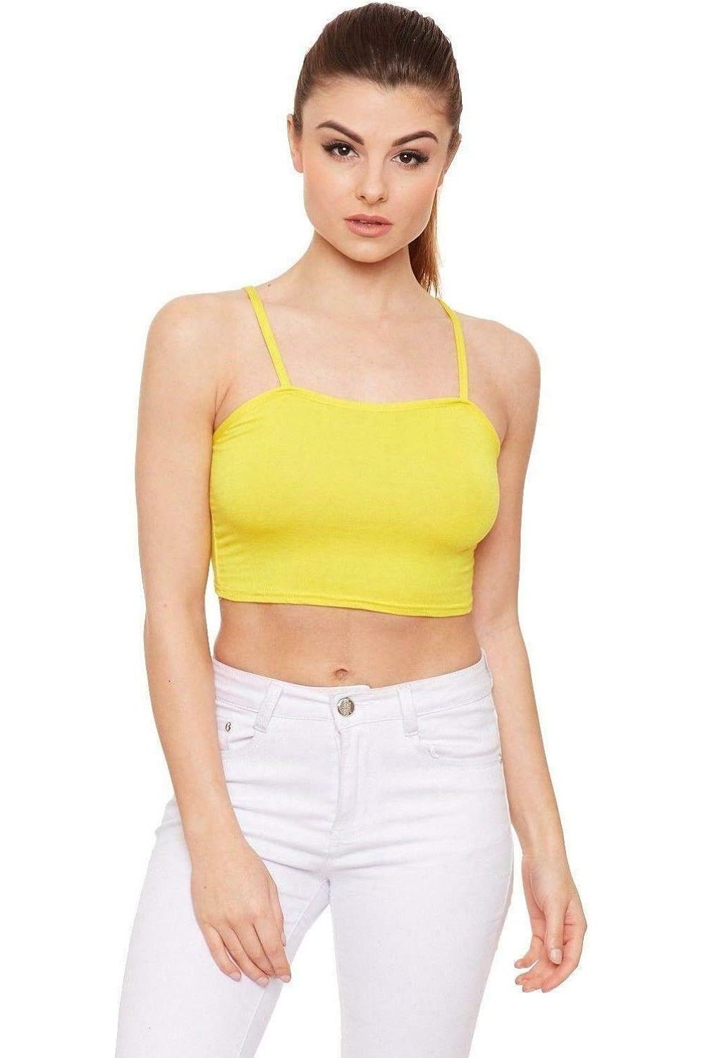 Bralet Crop Stretch Vest Top For Women  - Dropwear