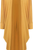 Plus Size Batwing Long Open Cardigan Top For Women  - Dropwear