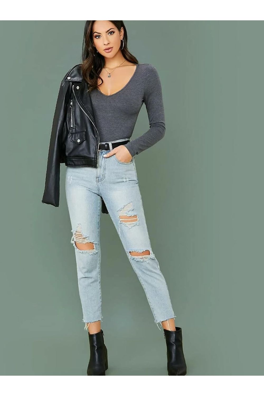 Mustard Plus Size Long Sleeve V Neck Top For Women 20-22 - Dropwear