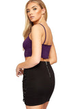 Neon Pink Bralet Crop Stretch Vest Top For Women 12-14 - Dropwear