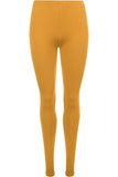 Rust Plus Size Plain Long Leggings For Women 24-26 - Dropwear
