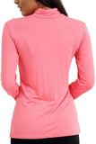 Mustard Turtle Neck Long Sleeve Top For Women 8-10 - Dropwear