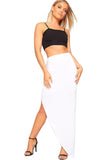 Side Split Slit Maxi Skirt For Women  - Dropwear