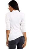 Turtle Neck Long Sleeve Top For Women  - Dropwear