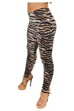 Tiger Print Tiger Print Leggings For Women 12-14 - Dropwear