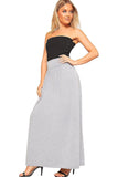 Pink Plus Size Pleated Fold Over High Waist Gypsy Long Maxi Skirt For Women 16-18 - Dropwear