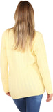 Royal Blue Cable Knitted V-Neck Sweater Top For Women 8-10 - Dropwear