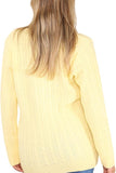 Light Grey Plus Size Cable Knitted Sweater Top For Women 18-20 - Dropwear