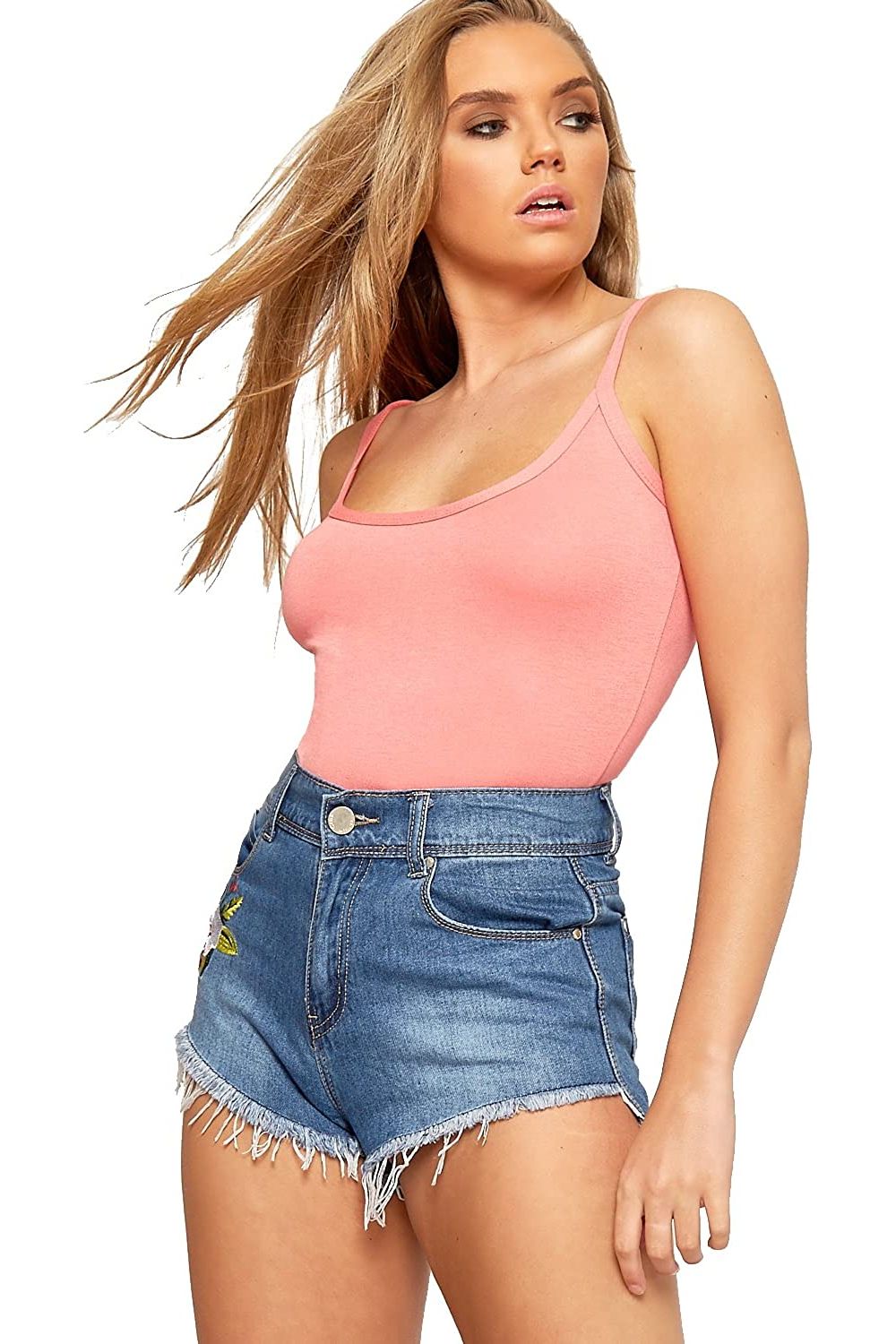 Coral BASICS Solid Scoop Neck Bodysuit For Women 12-14 - Dropwear