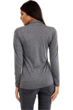 Mocha Turtle Neck Long Sleeve Top For Women 8-10 - Dropwear