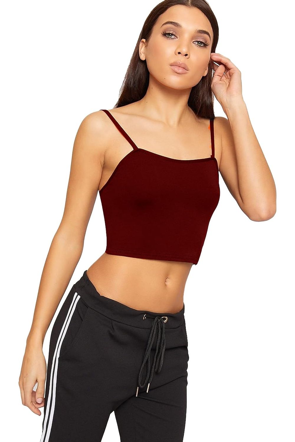 Bralet Crop Stretch Vest Top For Women  - Dropwear