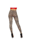 Animal Leopard Print Leggings For Women  - Dropwear