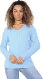 Cream Plus Size Cable Knitted Sweater Top For Women 16-18 - Dropwear