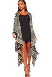 Aztec Aztec Knitted Tassle Long Cardigan Maxi Shawl For Women 8-10 - Dropwear