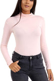 White Turtle Neck Long Sleeve Top For Women 12-14 - Dropwear