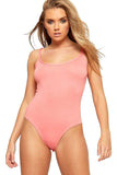 Coral BASICS Solid Scoop Neck Bodysuit For Women 8-10 - Dropwear